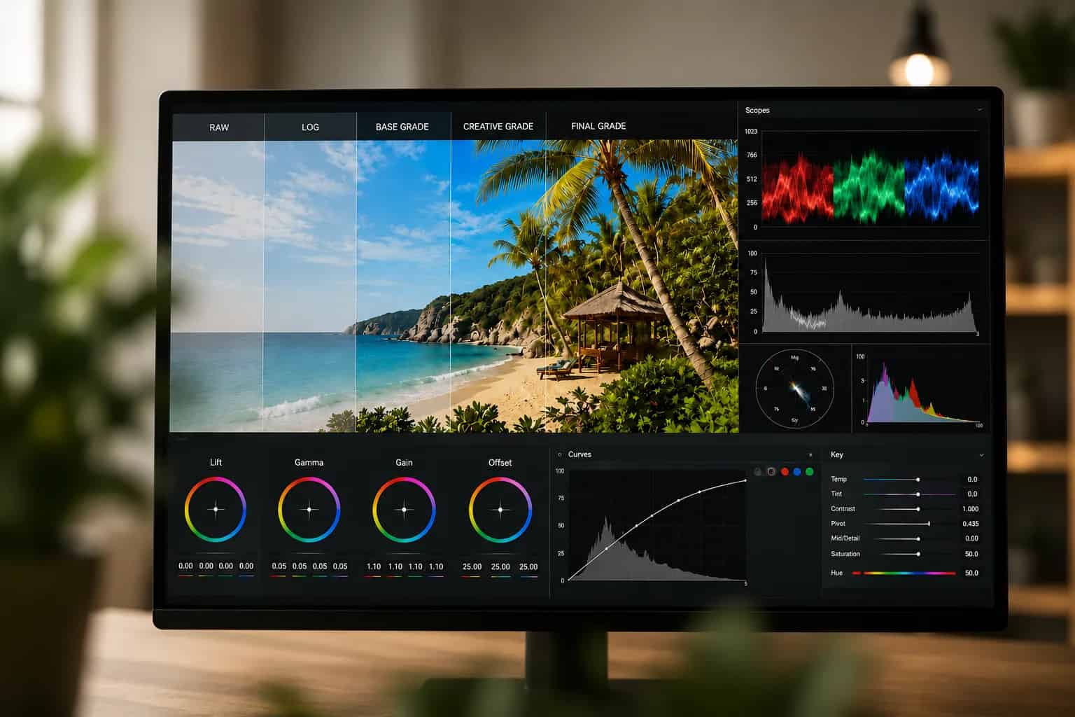 Colour grading